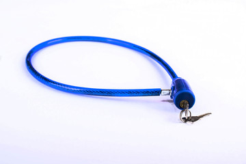 cable with lock for fastening
