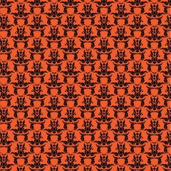  Halloween, October, holiday,  orange, black, woven, graphic, design, pattern, background, print, paper, trick or treat,  fabric, textile, 