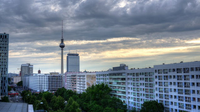 Berlin Blick auf den Fernsehturm