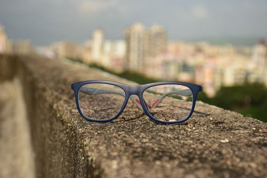 Blue Spectacles Wallpaper