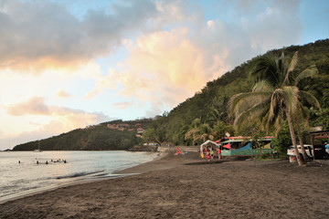 Guadeloupe, plage de Malendure