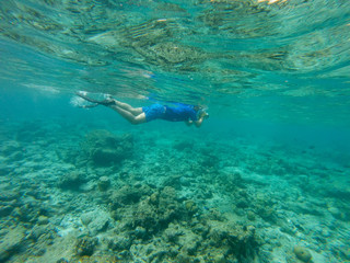 Snorkelling with DSLR camera