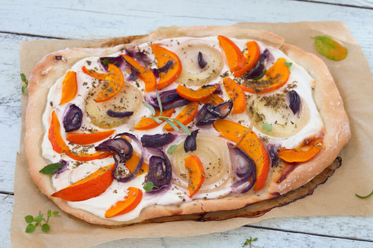 Fladenbrot mit K&uuml;rbis