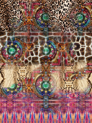 Animal print kaleidoscope