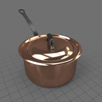 5 quart copper saucepan