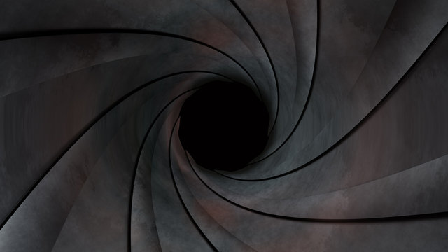 Gun Barrel 3d rendering