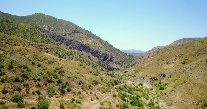 Aerial Santa Barbara Backcountry San Rafael Dick Smith Wilderness