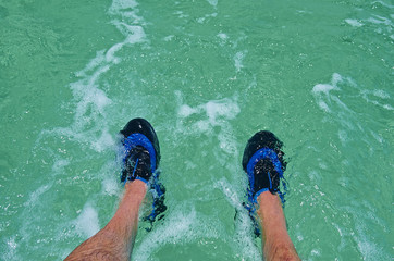 Feet in ocean 020