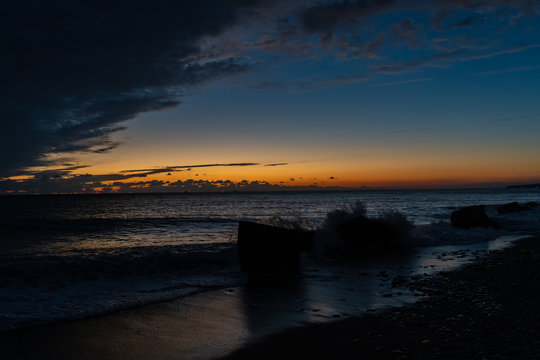 sunset on the beach © Максим Гребенщиков