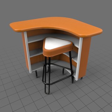 Retro bar stool