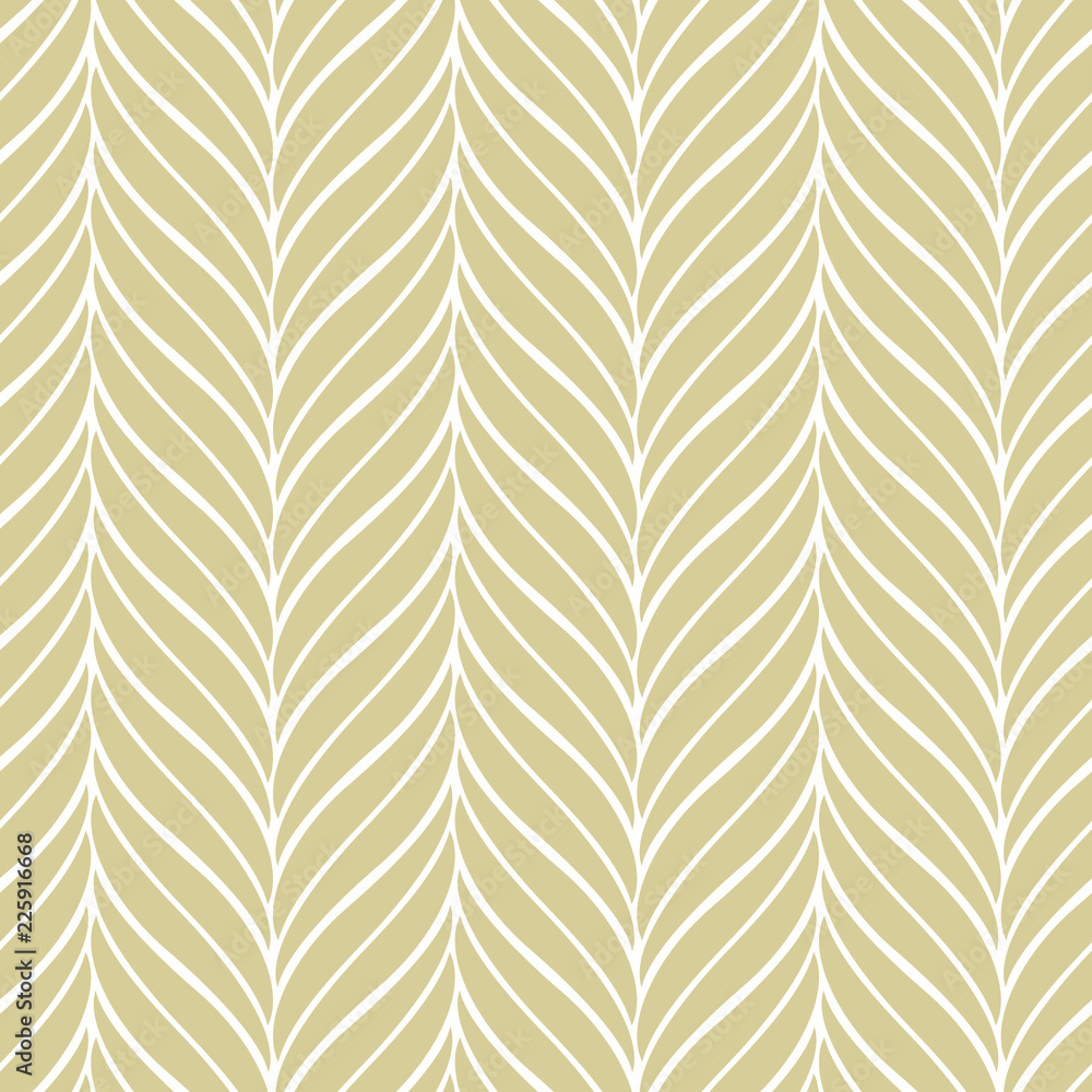 Poster Vector pattern with golden leaves. Seamless pattern.