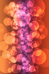 Multicolored defocused bokeh pattern wallpaper.