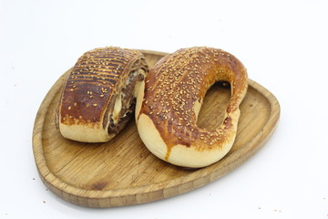 bagel simit  pastry  whitebox 