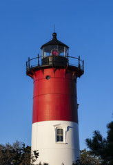 Nauset Lighthouse, Cape Cod National Seashore, Eastham, Cape Cod, Massachusetts, USA.