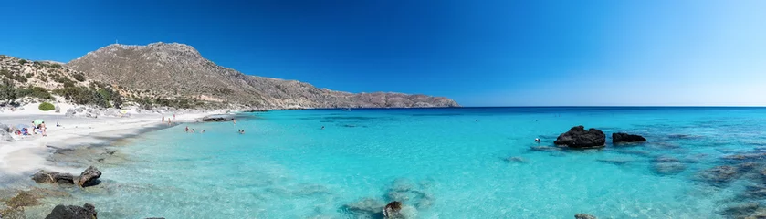 Foto auf Acrylglas Elafonissi Strand, Kreta, Griekenland Kreta - Panorama von Kedrodasos