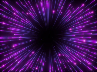 3d render, big bang, galaxy, abstract cosmic background, celestial, beauty of universe, speed of light, fireworks, neon glow, stars, cosmos, ultraviolet infrared light, outer space