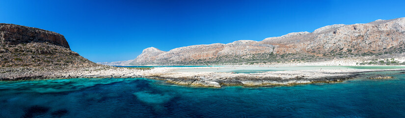 Fototapeta na wymiar Crète - Panorama de Balos