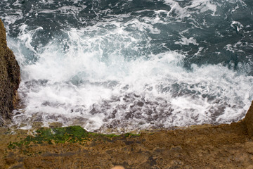 Saaidia island and waves