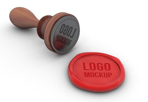 Wax Stamp Mockup