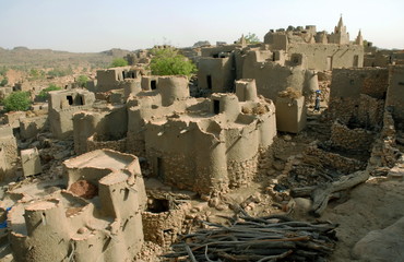 Village de Niongono, Pays Dogon, Mali, Afrique
