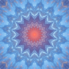 symmetrical radial background / abstract background illustration