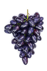 green grapes isolated on the white background