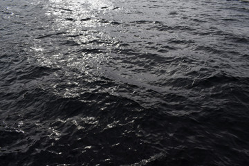 Water surface of the sea. 