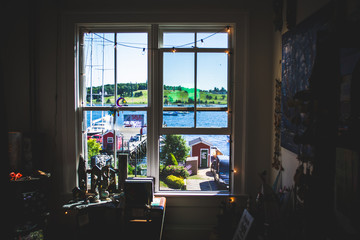 Sea through the window