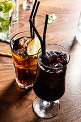 cocktail in the bar