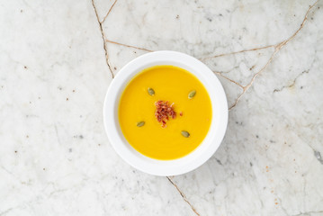 tasty pumpkin soup