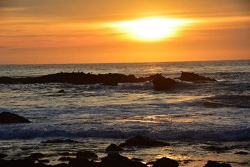 Obraz premium sunset over the sea