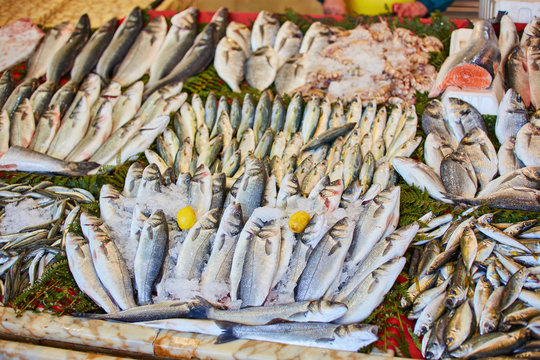 Fresh fish on the market