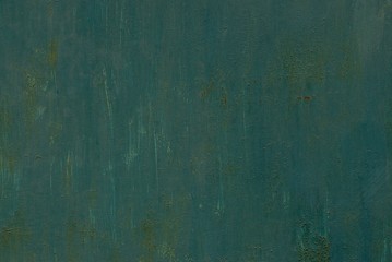 green dark background from old dirty iron wall