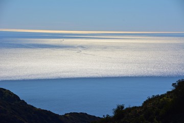 sparkling water at Catalina Island