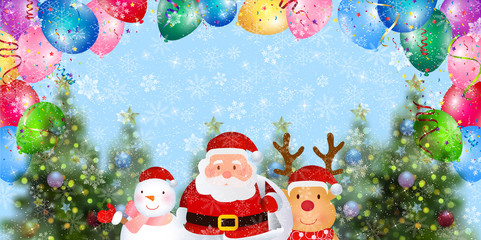 クリスマス　雪　冬　背景 