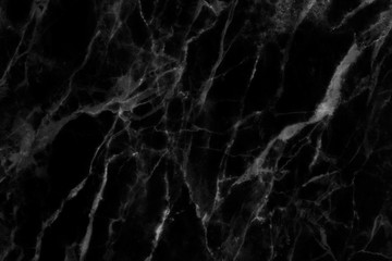 Black marble patterned texture background for design.