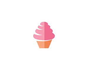 Cake logo vector