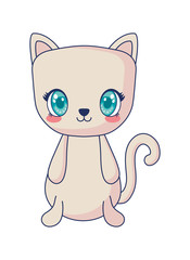 cute cat adorable character