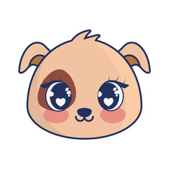 cute dog adorable character