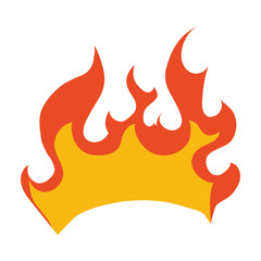 fire flame sticker icon