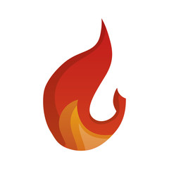 fire flame sticker icon