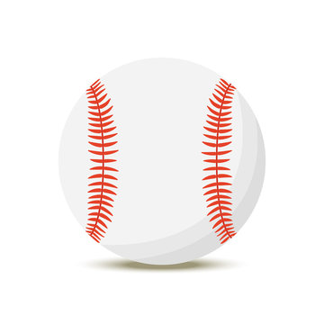 6767953 Vector cartoon baseball ball, American sport
