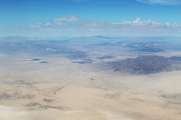 Aerial Desert Landscape