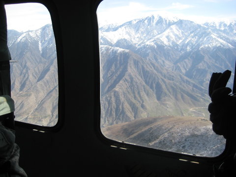 Flight to Afghan outpost