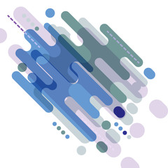 Colorful geometric motion shapes background