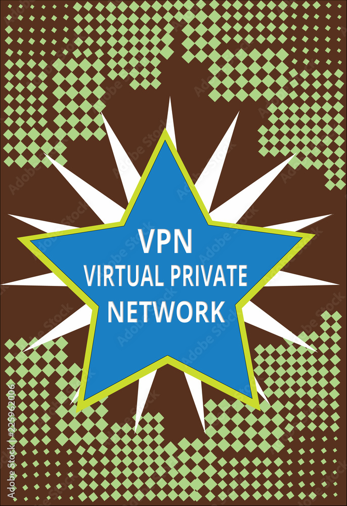 Poster conceptual hand writing showing vpn virtual private network. business photo text safe encrypted conn