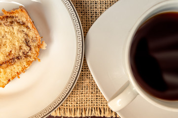 Slice of brazilian cake named 