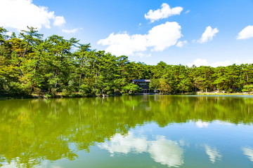 再度公園の風景、兵庫県神戸市北区六甲山にて