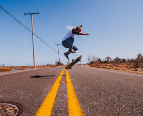 skateboarding