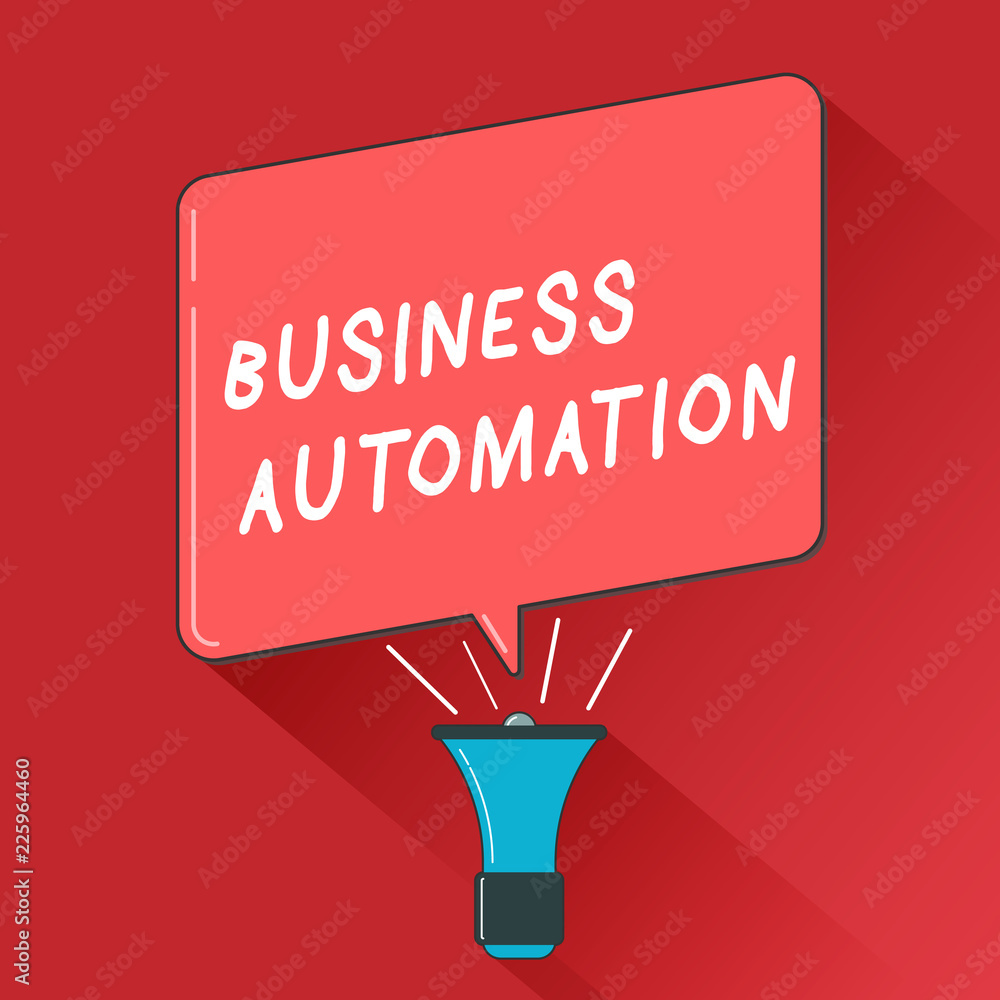 Poster writing note showing business automation. business photo showcasing for digital transformation strea